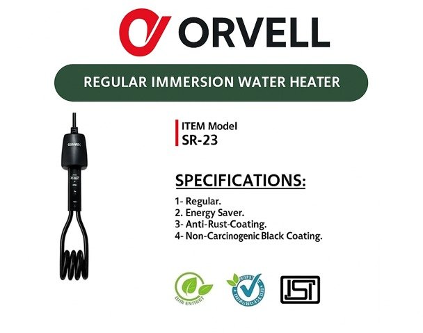 Orvell SR-23 Regular Immersion Water Heater